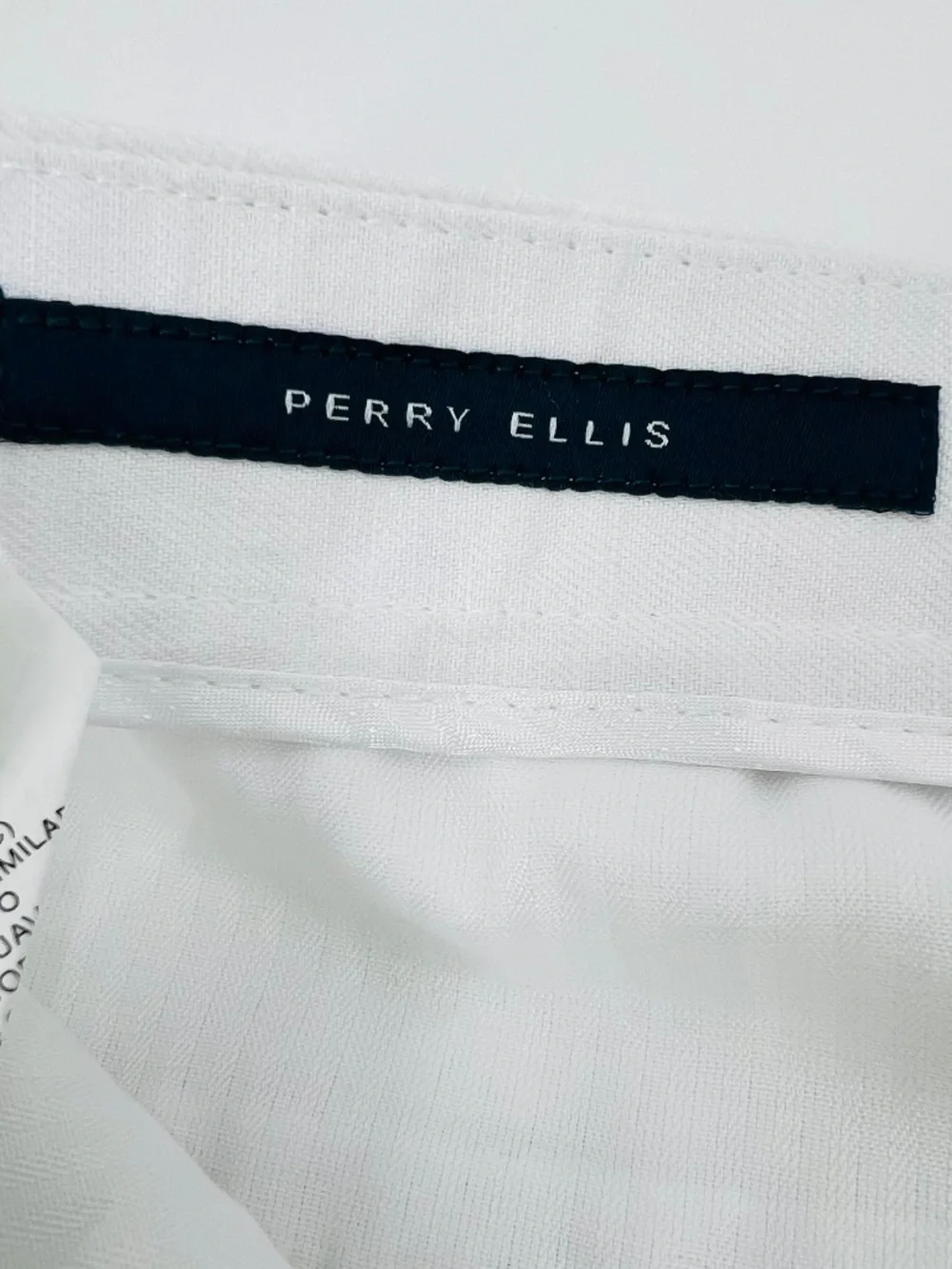 Perry Ellis Linen/Cotton Lightweight Pants 33/32 Business Resort Tropical Preppy